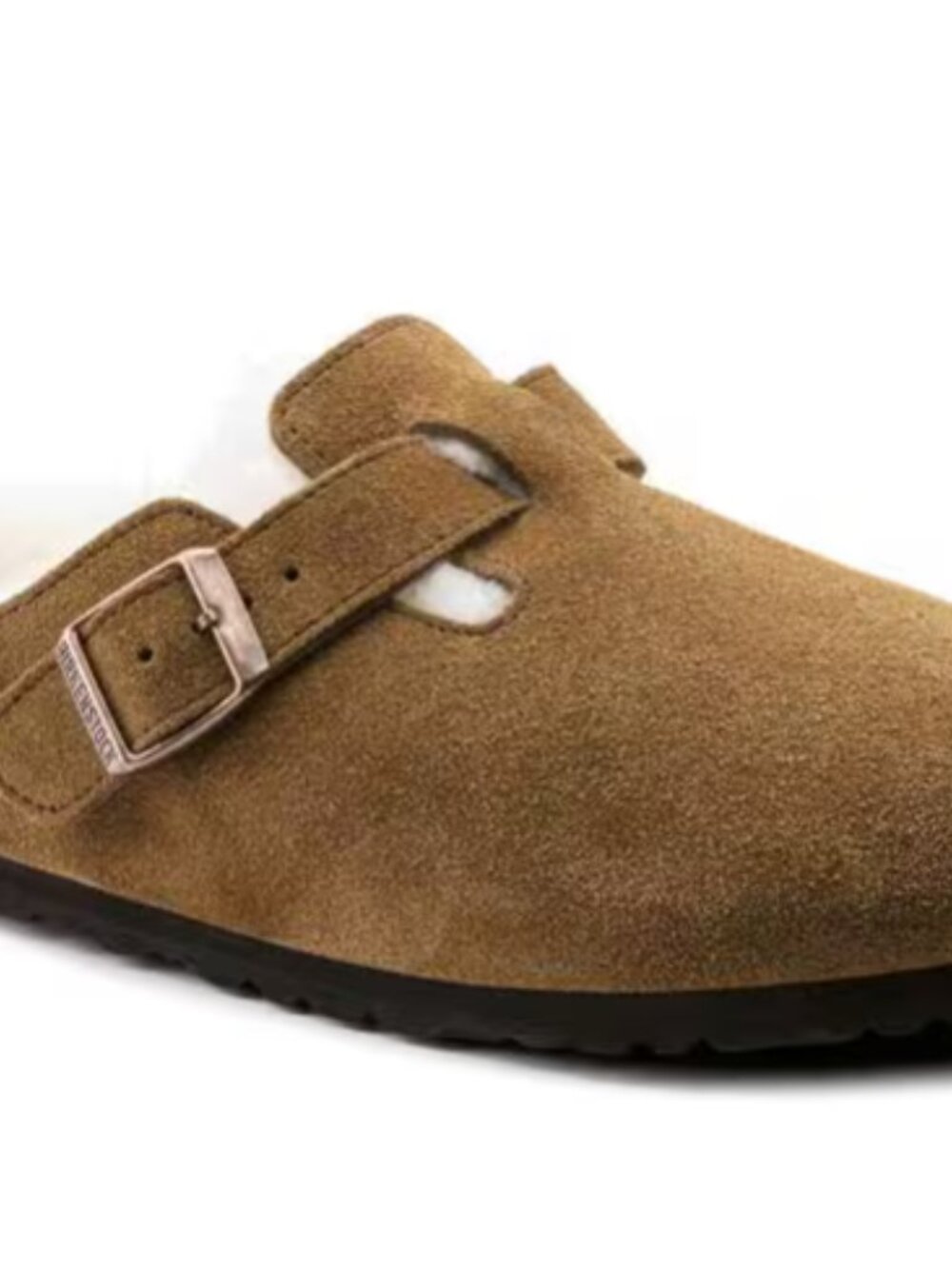 Boston Shearling Clogs - Suede Leather - Picture 2 of 5